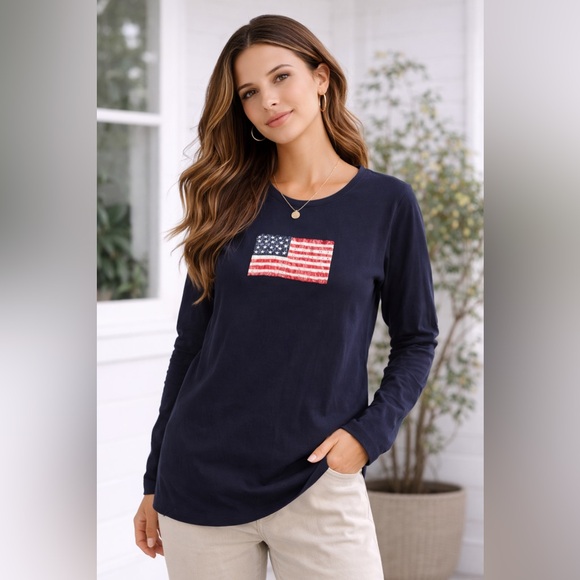 Tommy Hilfiger Other - Tommy Hilfiger Flag Sleep Shirt | Camisón Azul